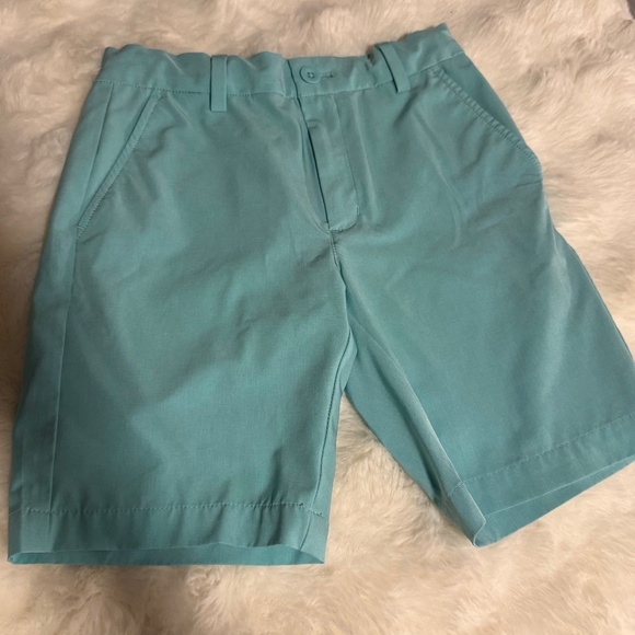 Vineyard Vines Other - preowned, Vineyard Vines boys teal chino shorts with adjustable waist, size 10
